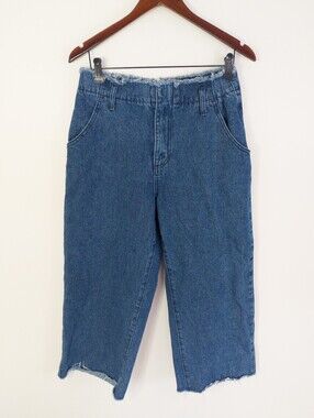 Cotton On Mid Wide Crop Jeans Size 8
